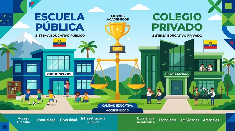 Colegio fiscal vs particular en Ecuador: diferencias clave