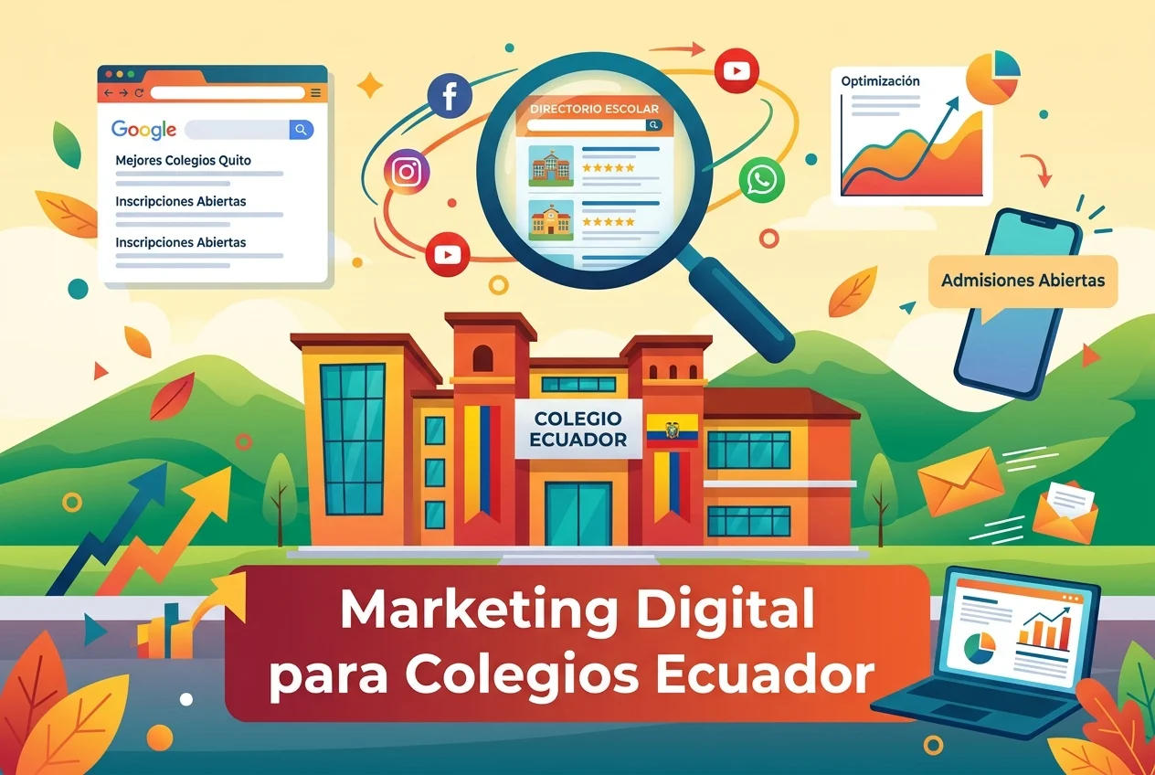¿Cómo conseguir más estudiantes para tu colegio? Guía de marketing digital para instituciones educativas en Ecuador