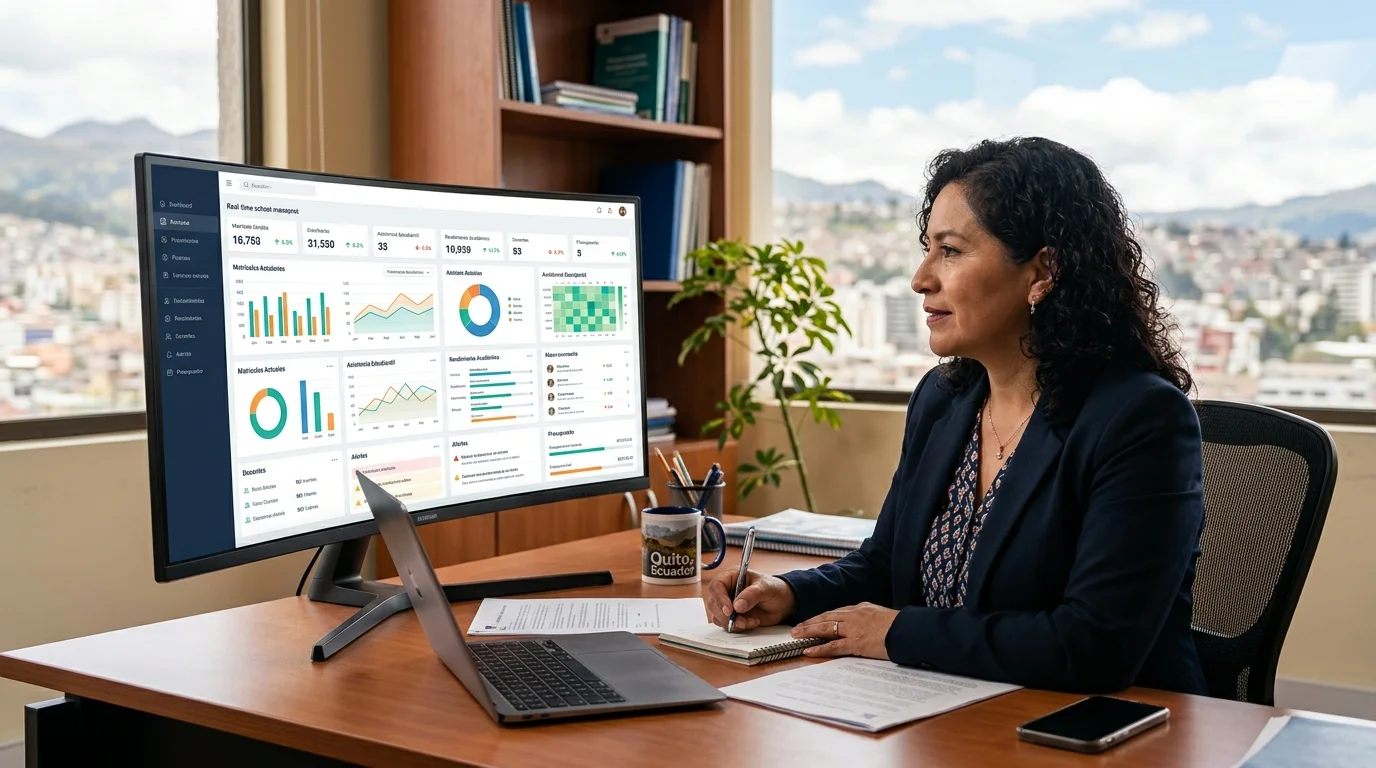 Dashboard Educativo para Colegios en Ecuador