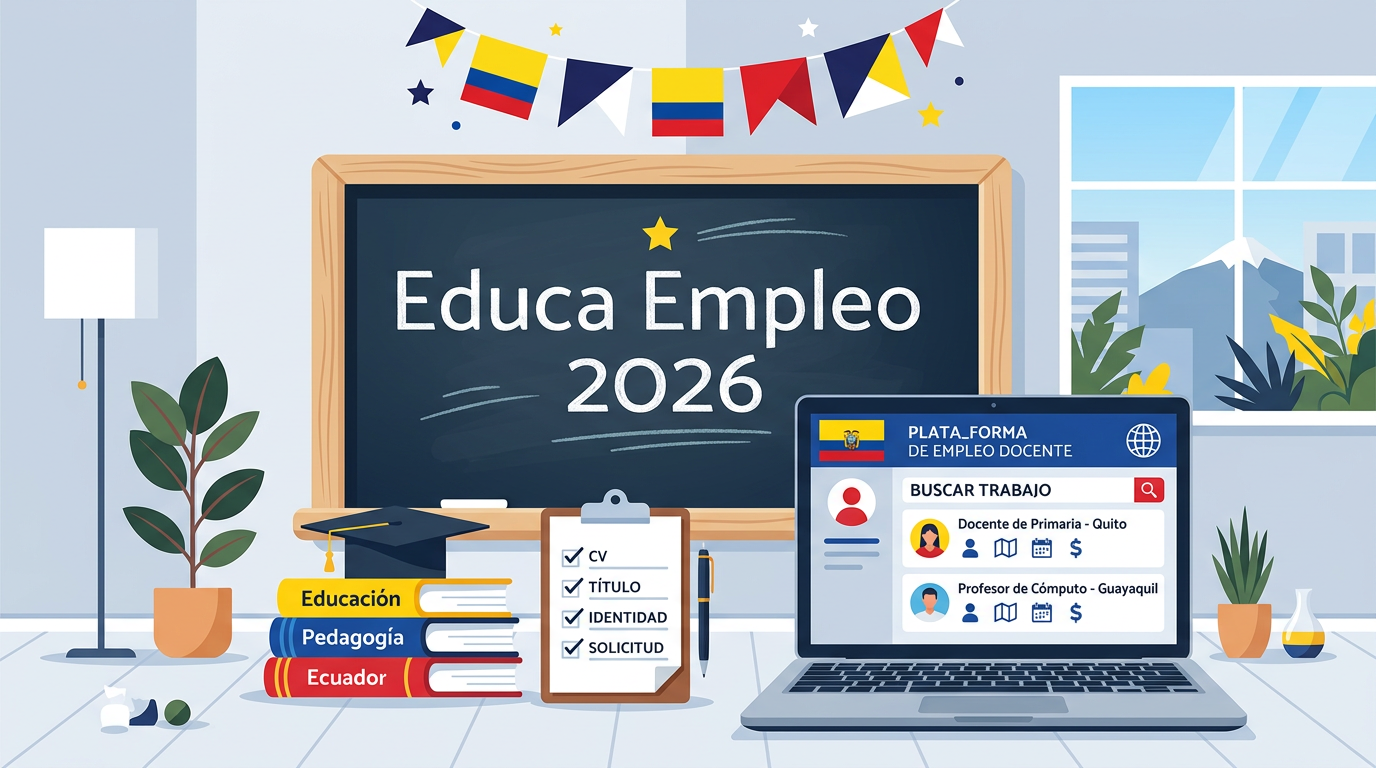 Educa Empleo 2026: guía completa para postular a vacantes docentes en Ecuador