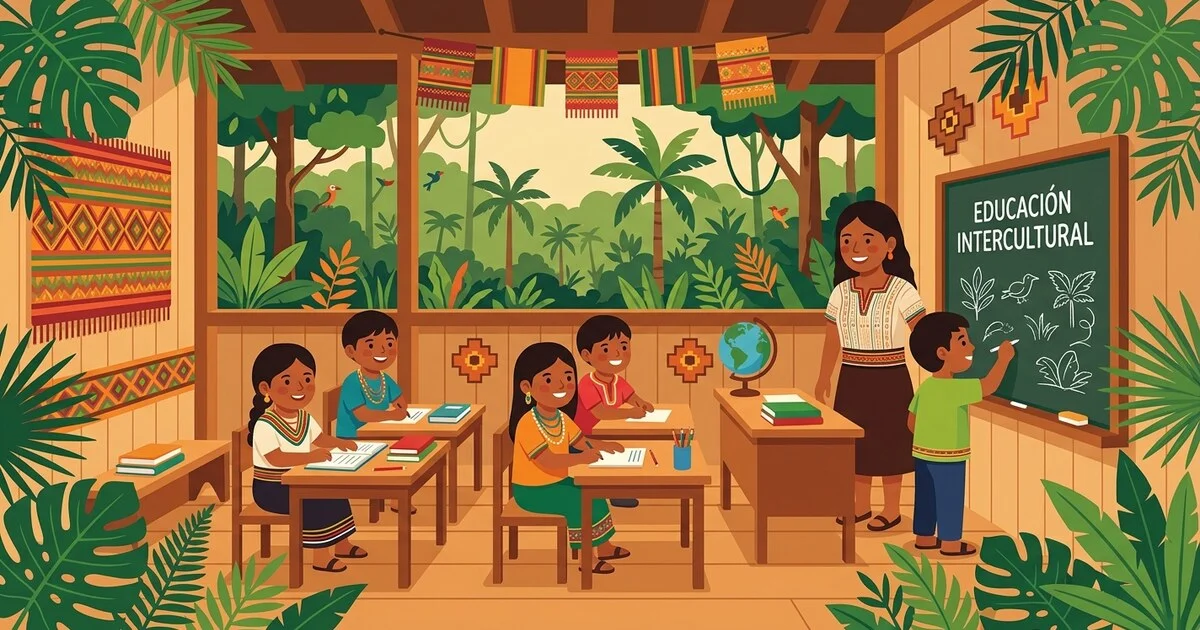 Educación propia en la Amazonía: Waorani, Siekopaai y A'i Cofán registran sus tejidos curriculares y arrancan el año lectivo con educación propia