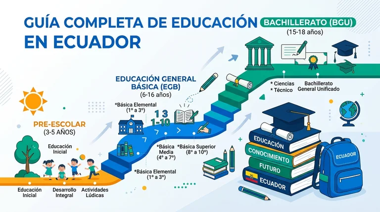 Guía completa de educación en Ecuador: desde inicial hasta bachillerato, cómo elegir el mejor colegio