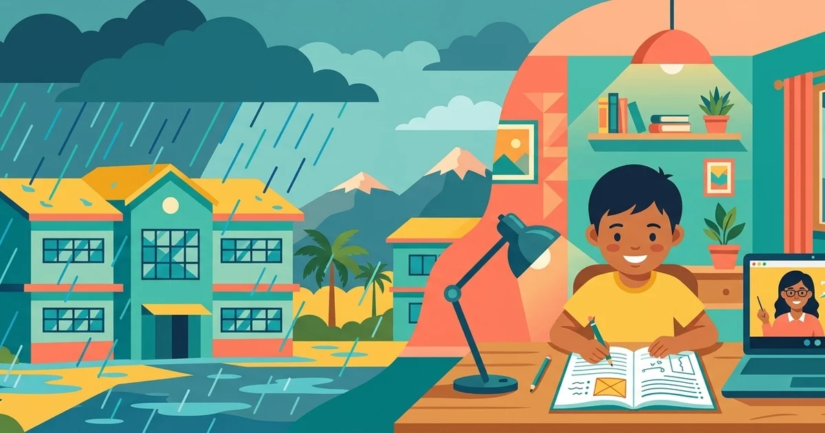 Plan de contingencia educativa por El Niño 2026-2027: 822 planteles en riesgo, inversión y clases virtuales o a distancia